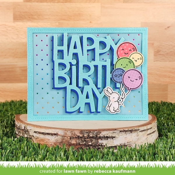 All The Smiles, Clearstamp - Lawn Fawn