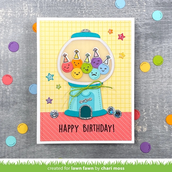 All The Smiles, Clearstamp - Lawn Fawn