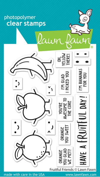 Fruitful Friends, Clearstamp - Lawn Fawn