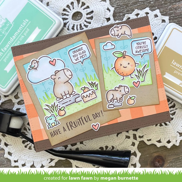 Fruitful Friends, Clearstamp - Lawn Fawn