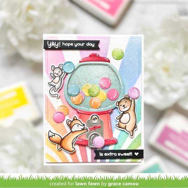 Build-A-Gumball Machine, Stanze - Lawn Fawn