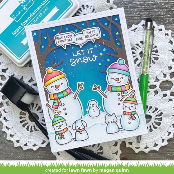 Frosty Family, Clearstamp - Lawn Fawn