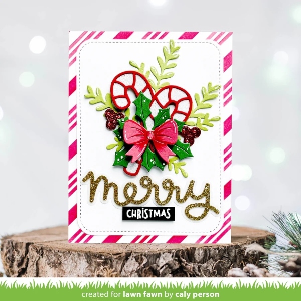 Cute Candy Canes, Stanze - Lawn Fawn