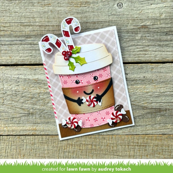 Cute Candy Canes, Stanze - Lawn Fawn