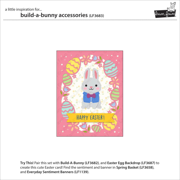Build-A-Bunny Accessories, Stanze - Lawn Fawn