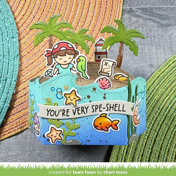 Platform Pop-Up PalmTree Inserts, Stanze - Lawn Fawn