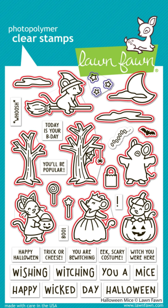 Halloween Mice, Stanze - Lawn Fawn