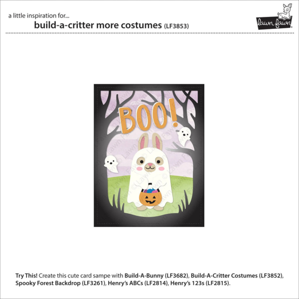 Build-A-Critter More Costumes, Stanze - Lawn Fawn