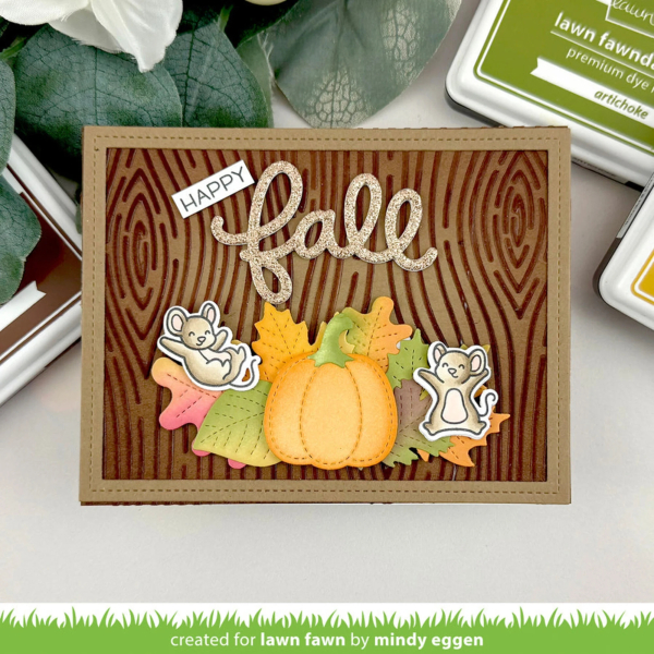 Woodgrain, Schablone - Lawn Fawn