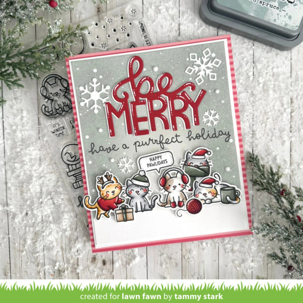 Cozy Cats, Clearstamp - Lawn Fawn