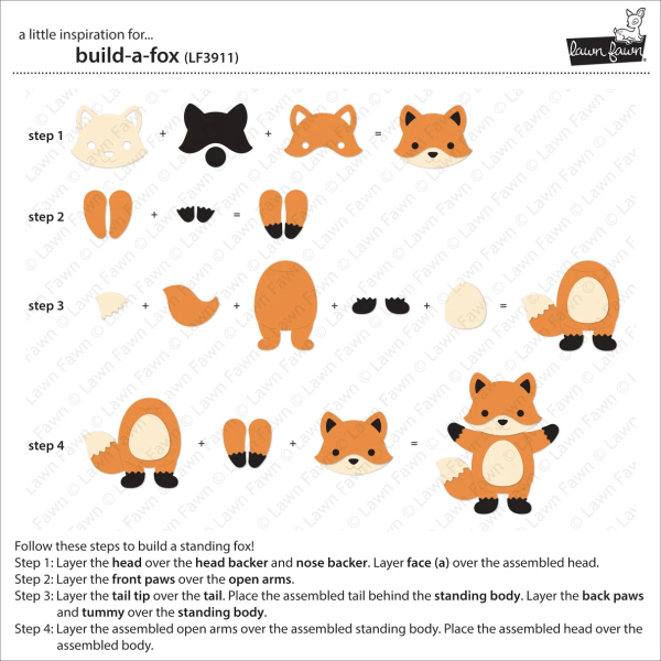 Build-A-Fox, Stanze - Lawn Fawn