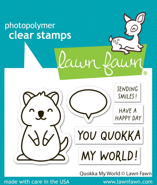Quokka My World, Clearstamp - Lawn Fawn