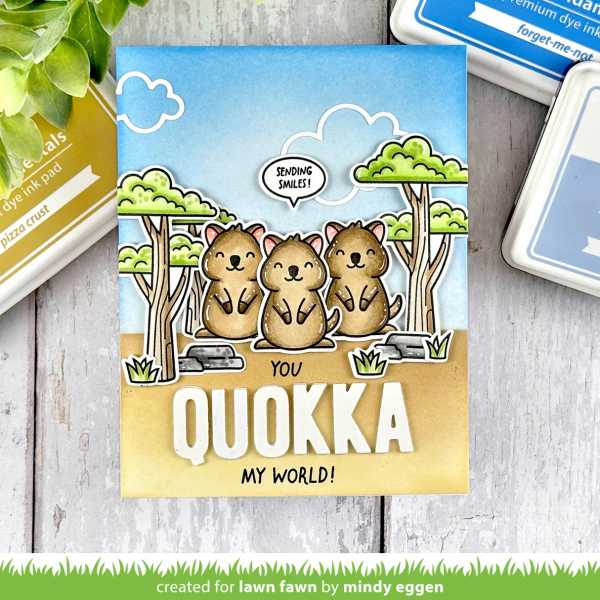Quokka My World, Clearstamp - Lawn Fawn