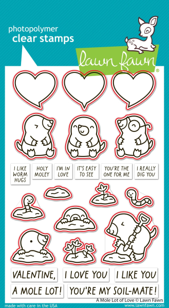 A Mole Lot of Love, Stanze - Lawn Fawn