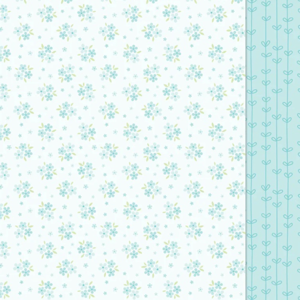 Blissful Blossoms - Amaryllis, 12x12 Designpapier - Lawn Fawn