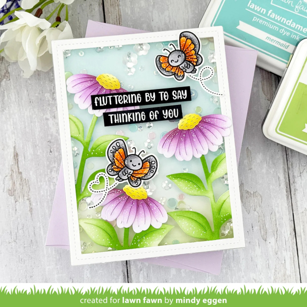 Big Blossom Backdrop Portrait, Stanze – Lawn Fawn