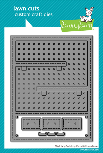 Workshop Backdrop: Portrait, Stanze - Lawn Fawn