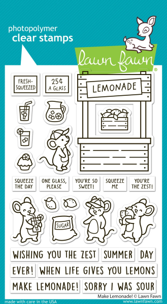 Make Lemonade!, Clearstamp - Lawn Fawn