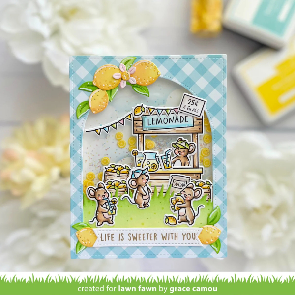 Make Lemonade!, Clearstamp - Lawn Fawn