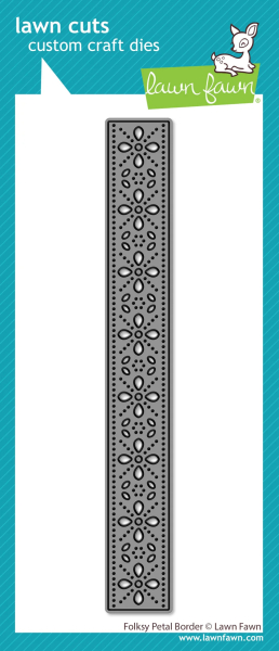 Folksy Petal Border, Stanze - Lawn Fawn