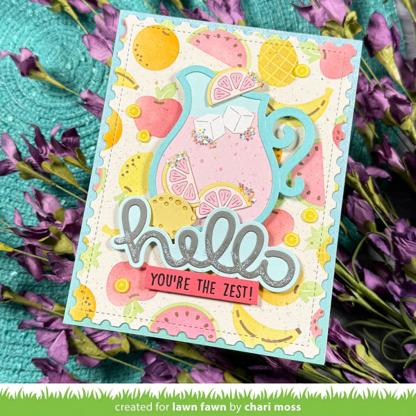 Fruit Salad, Schablone - Lawn Fawn