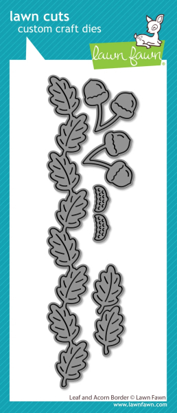 Leaf and Acorn Border, Stanze - Lawn Fawn