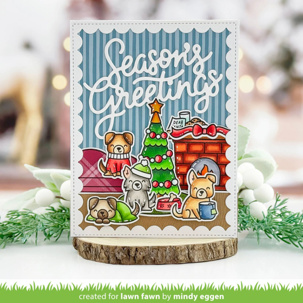Cozy Dogs, Clearstamp - Lawn Fawn
