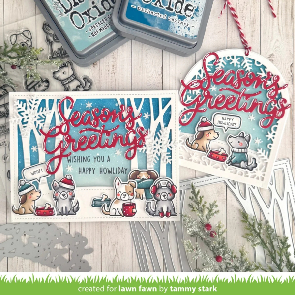 Cozy Dogs, Clearstamp - Lawn Fawn