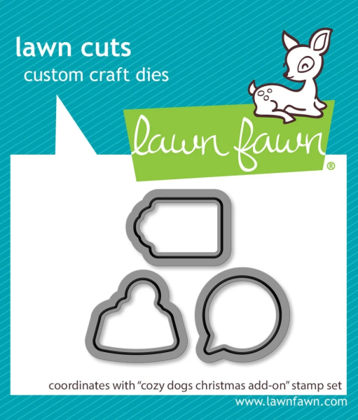 Cozy Dogs Christmas Add-On, Stanze - Lawn Fawn