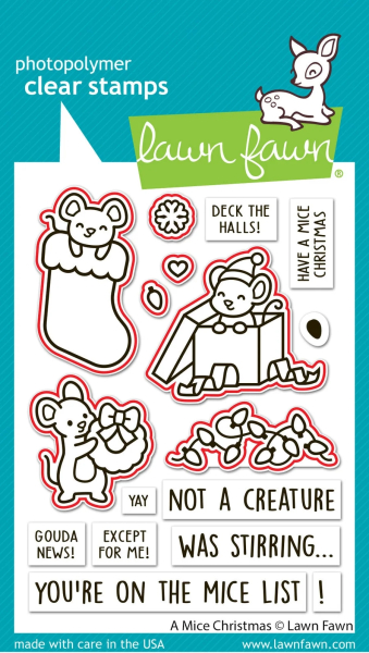 A Mice Christmas, Stanze - Lawn Fawn