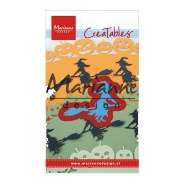 Creatables Witch On Broomstick, Stanze - Marianne Design