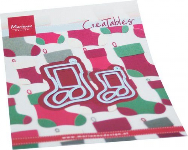 Creatables Christmas Socks, Stanze - Marianne Design