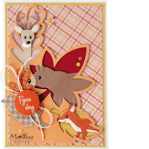 Creatables Layout Autumn Leaves, Stanze - Marianne Design