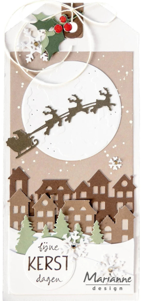 Creatables Santa & Sleigh, Stanze - Marianne Design