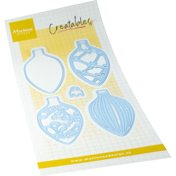 Creatables Christmas Baubles Oval, Stanze - Marianne Design