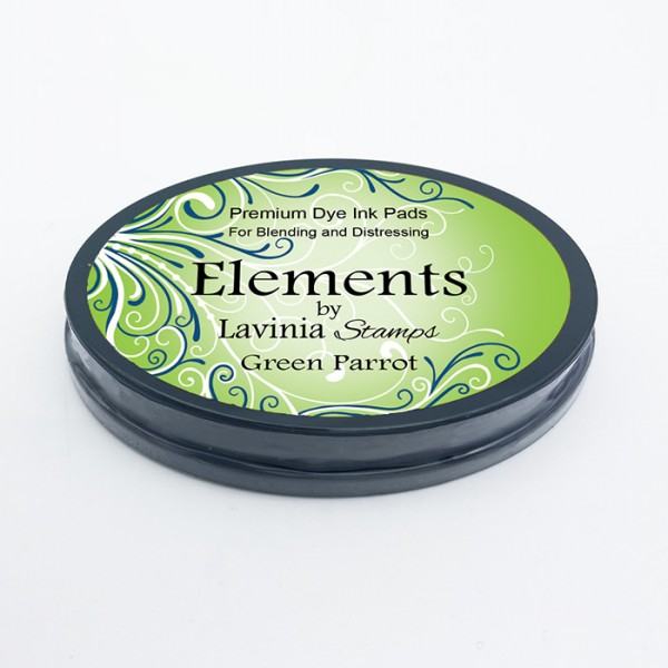 Elements Premium Dye Ink, Green Parrot - Lavinia Stamps