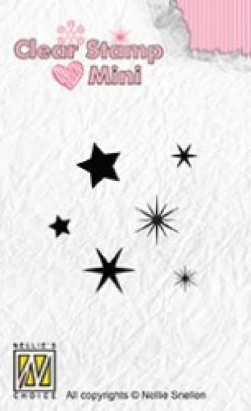 Mini Stars, Clearstamp - Nellie's Choice