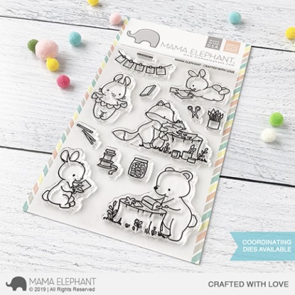 Crafted With Love, Clearstamp - Mama Elephant