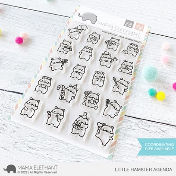 Little Hamster Agenda, Clearstamp - Mama Elephant