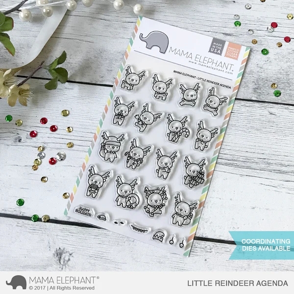 Little Reindeer Agenda, Clearstamp - Mama Elephant