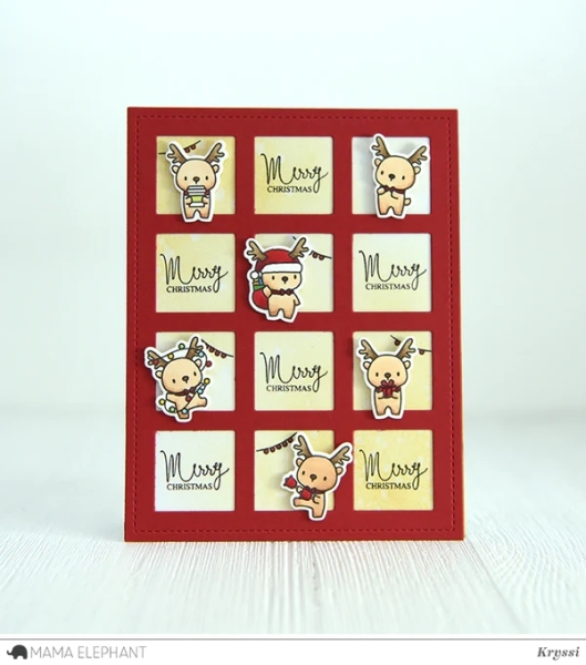 Little Reindeer Agenda, Clearstamp - Mama Elephant