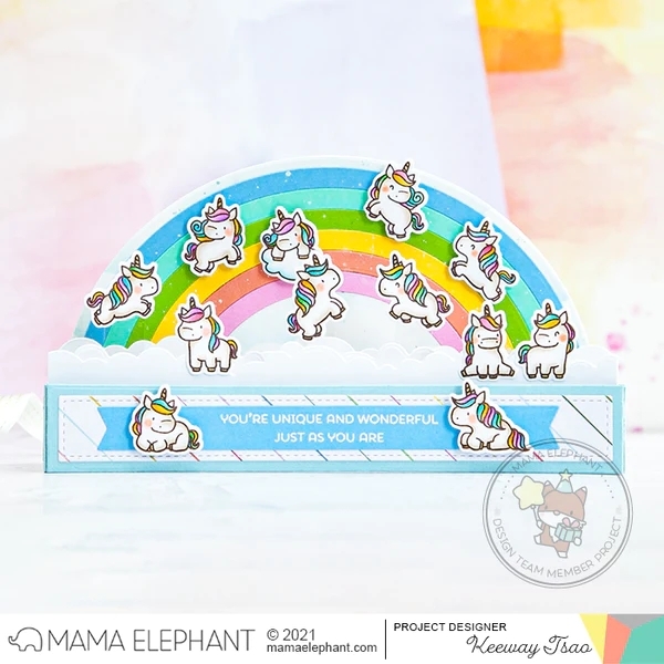 Little Unicorn Agenda, Clearstamp - Mama Elephant