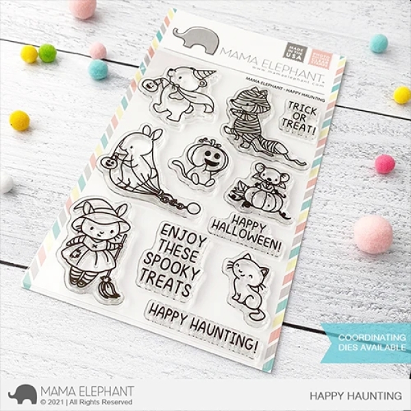 Happy Haunting, Clearstamp - Mama Elephant
