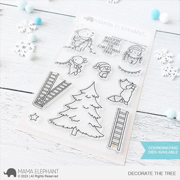 Decorate The Tree, Clearstamp - Mama Elephant