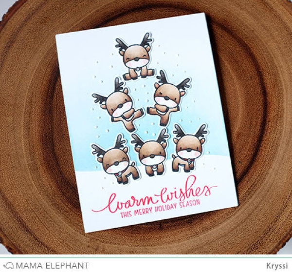 Reindeer Games, Clearstamp - Mama Elephant