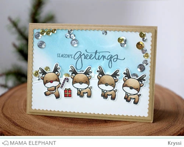 Reindeer Games, Clearstamp - Mama Elephant