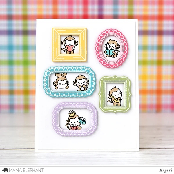 Little Agenda Frames, Clearstamp - Mama Elephant