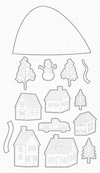 Cozy Winter Wishes, Stempel- und  Stanzenset - My Favorite Things