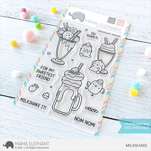 Milkshake, Clearstamp - Mama Elephant