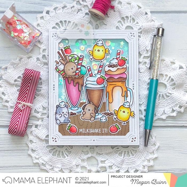 Milkshake, Clearstamp - Mama Elephant
